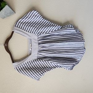 Madewell Butterfly Top in Stripe Play